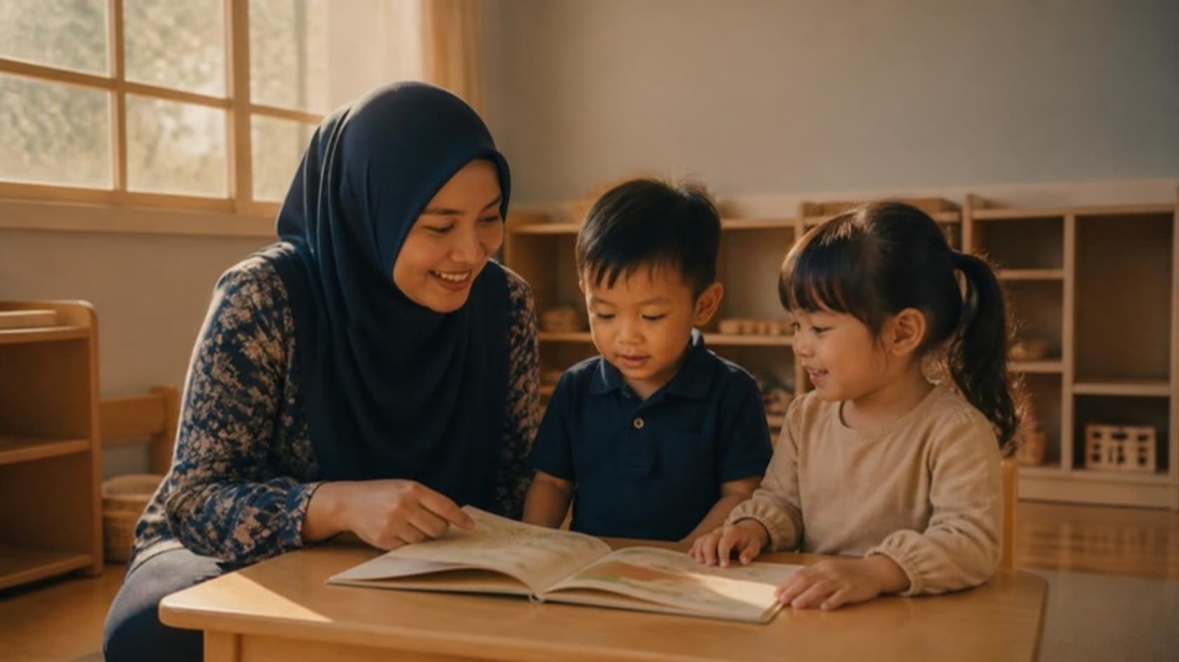 Josephine Eo working with young learners