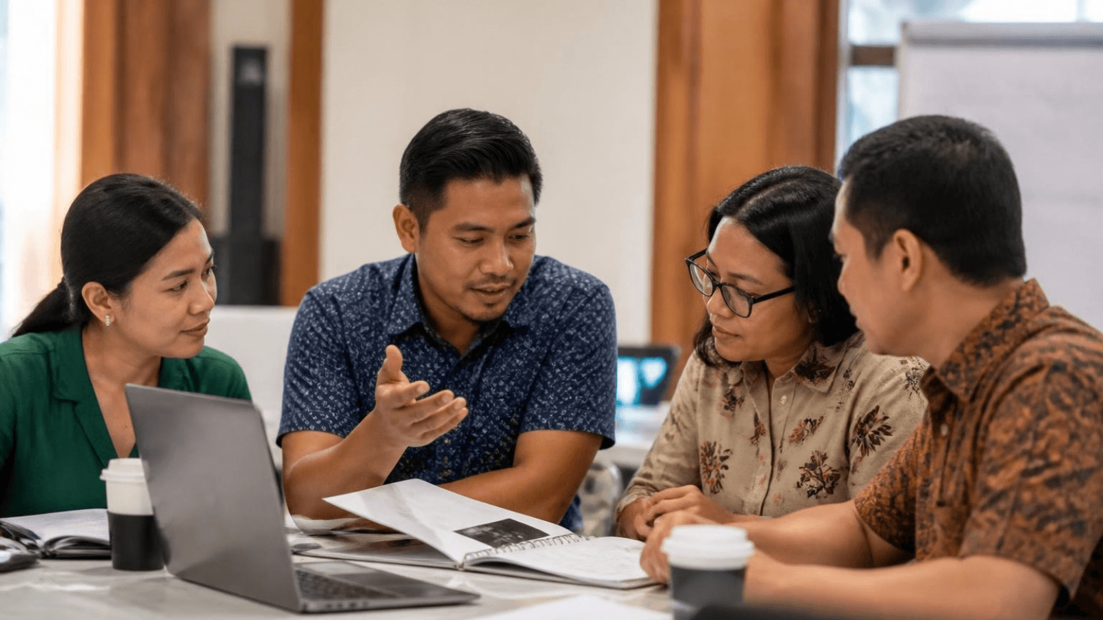 Generic, unnamed educators in a professional development training session